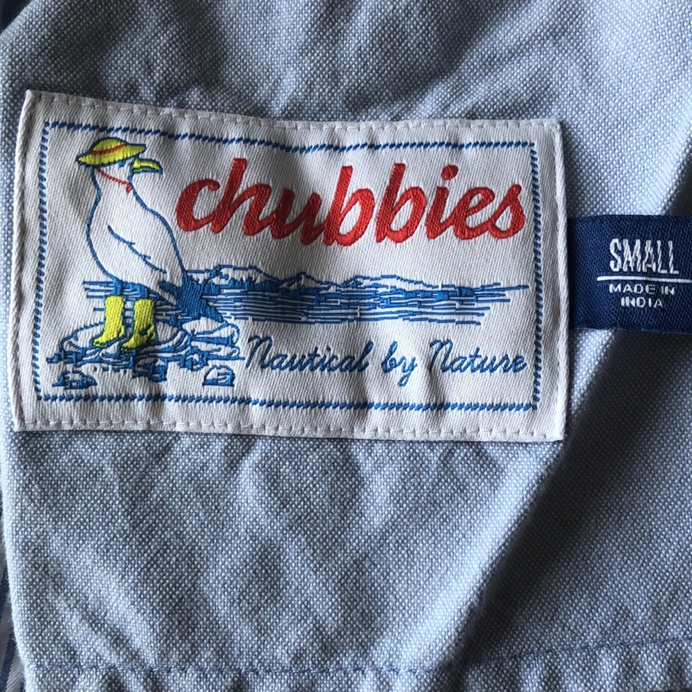 chubbies  Nautical by Nature blue striped shorts size S - Picture 3 of 4